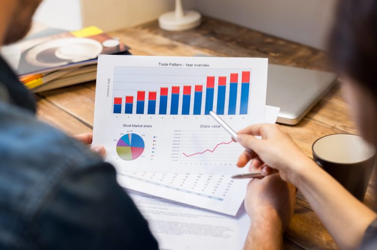 Augmentation du chiffre d'affaire mois par mois